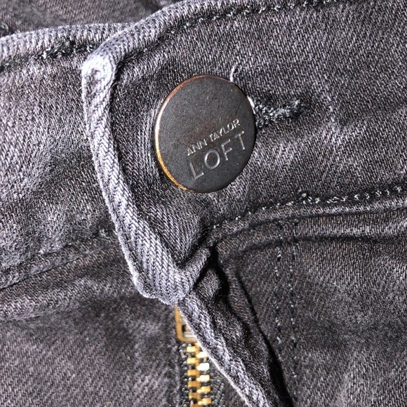 Ann Taylor LOFT sz 30/10 black modern skinny jean - Picture 7 of 7